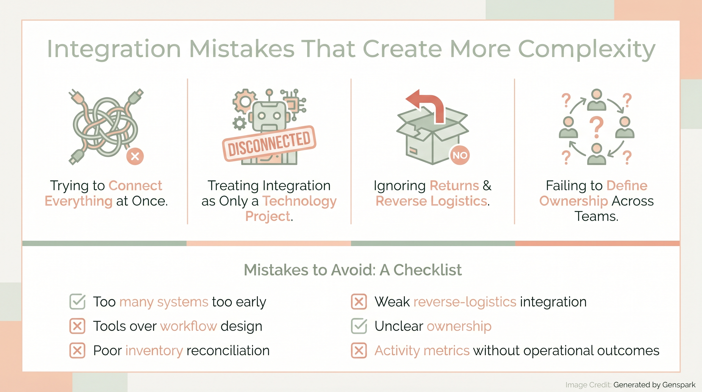 omnichannel fulfliment integration mistakes