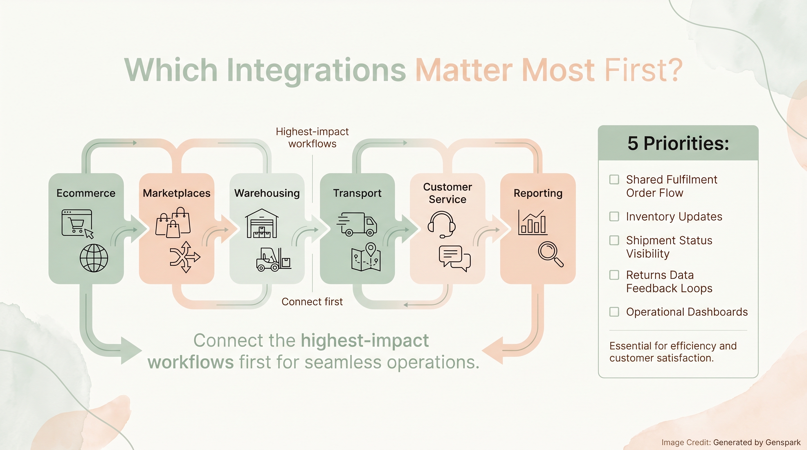 integration priorities for omnichannel fulfilment