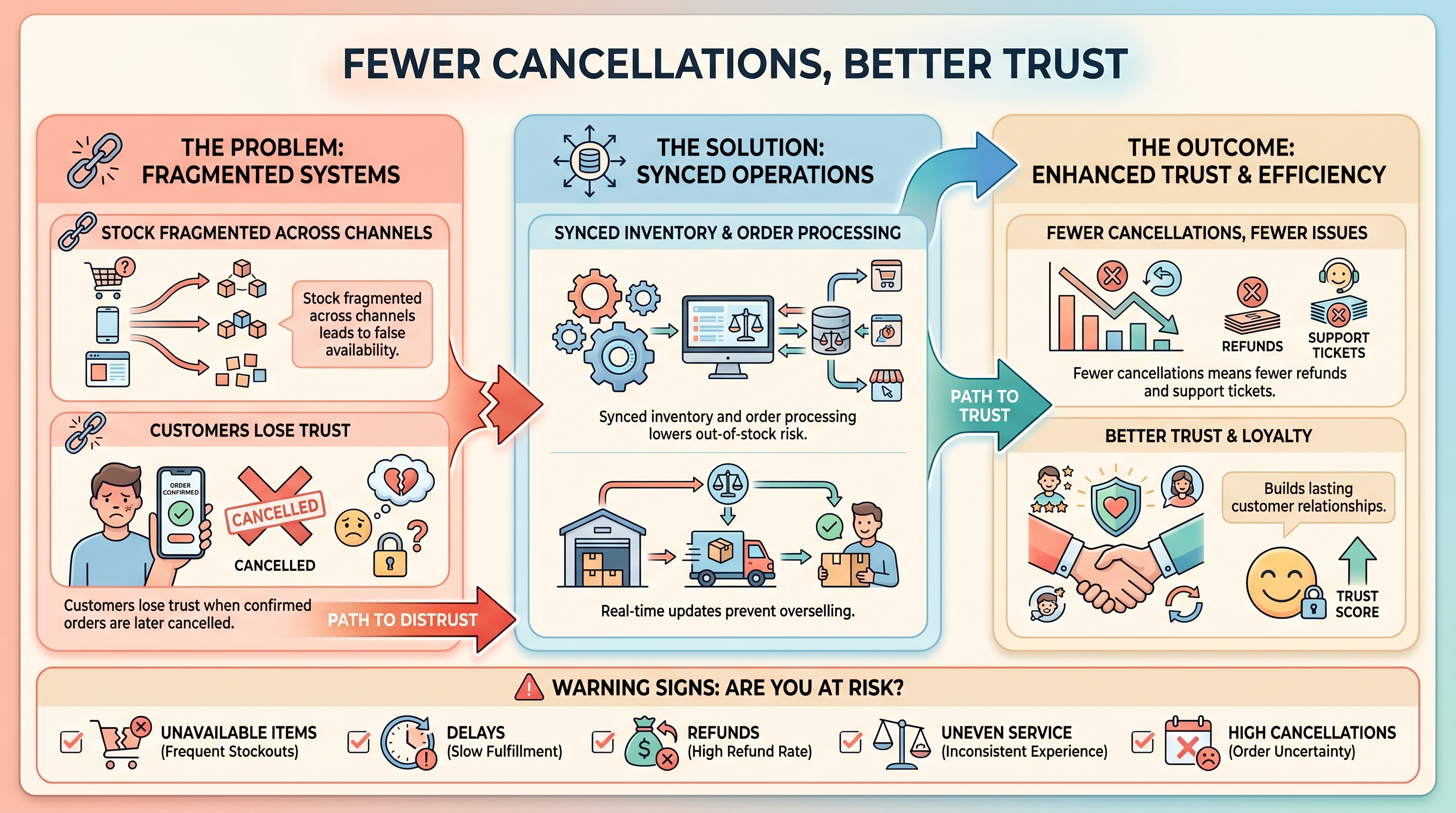 few cancellations for omnichannel fulfilment