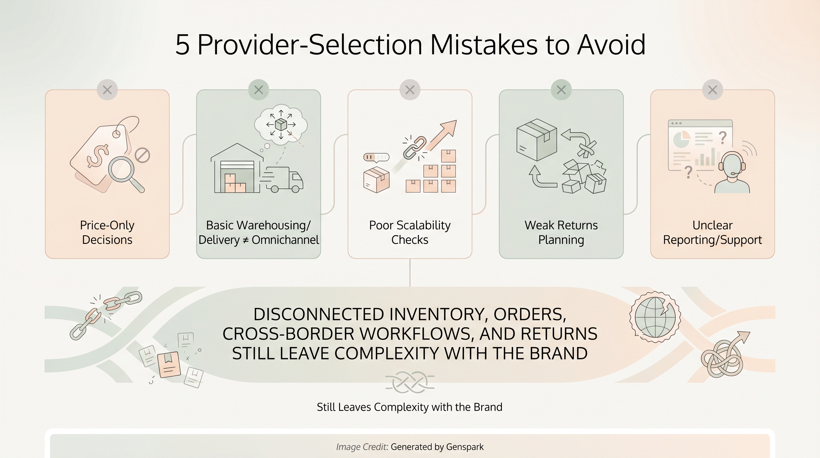 mistakes when choosing an omnichanel logistics partner